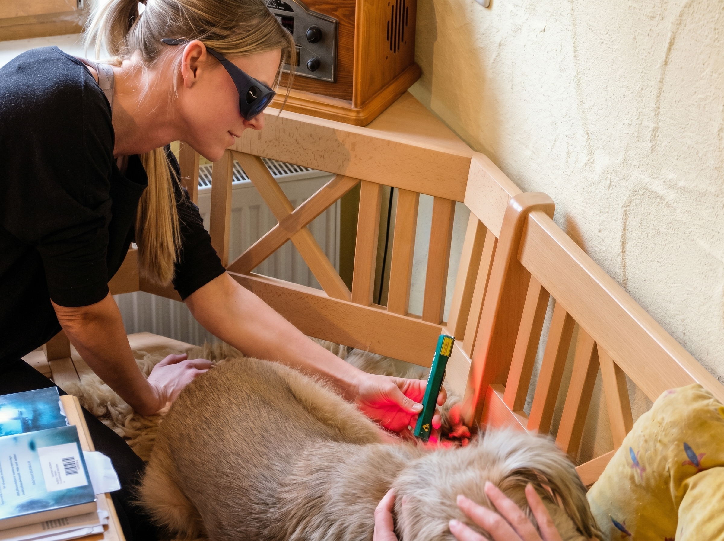 Lasertherapie am Hund